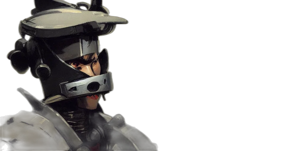 mask, robot, face, weapon transparent PNG cut-out