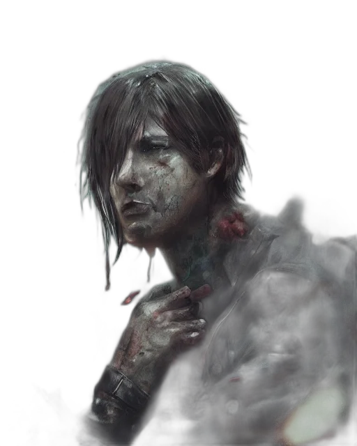 face, creature, concept art, fantasy art transparent PNG cut-out