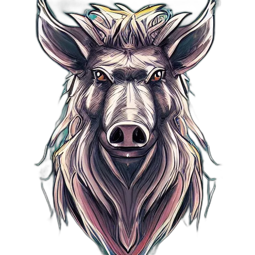 face, animal, mask, creature transparent PNG cut-out