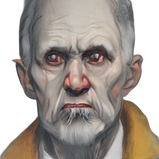 face, staff, mask, creature transparent PNG cut-out