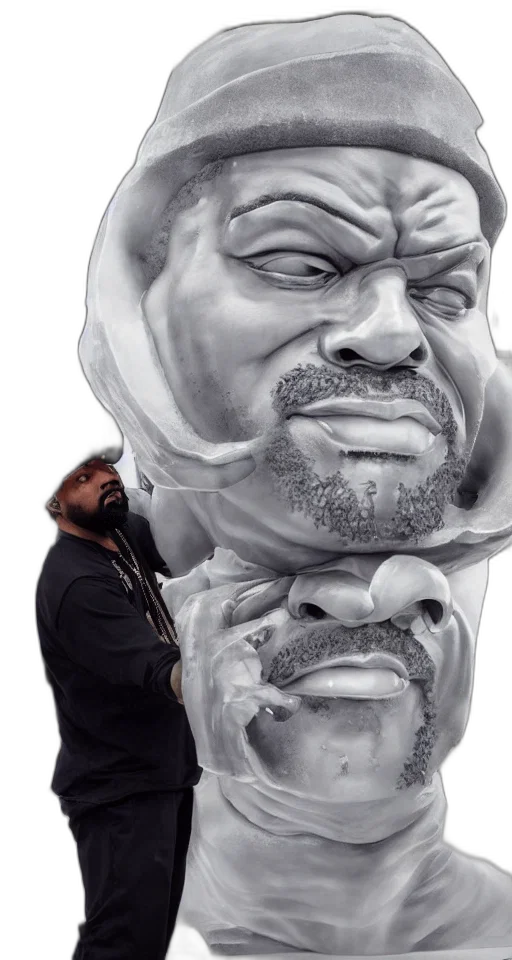 face, mask, jacket, photorealistic transparent PNG cut-out