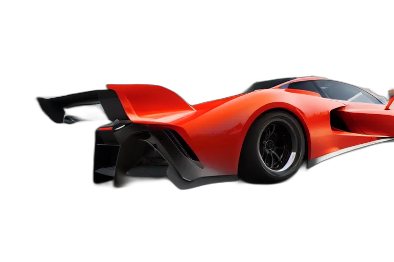 car, 3d render, concept art, photo transparent PNG cut-out