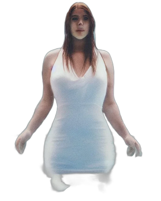 dress, robot, creature, face transparent PNG cut-out