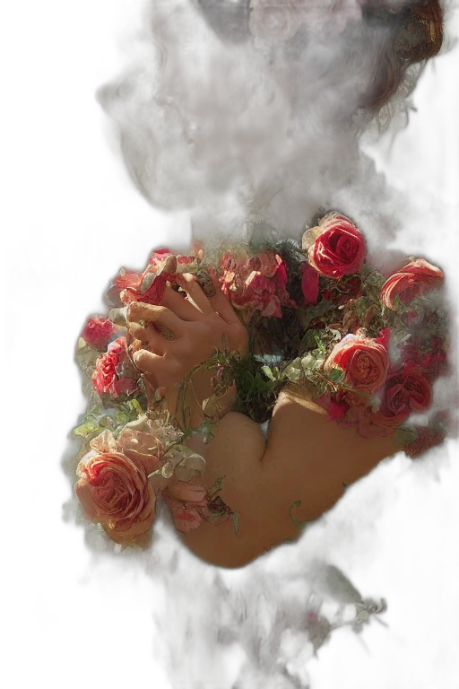 flower, crown, jewelry, mask transparent PNG cut-out