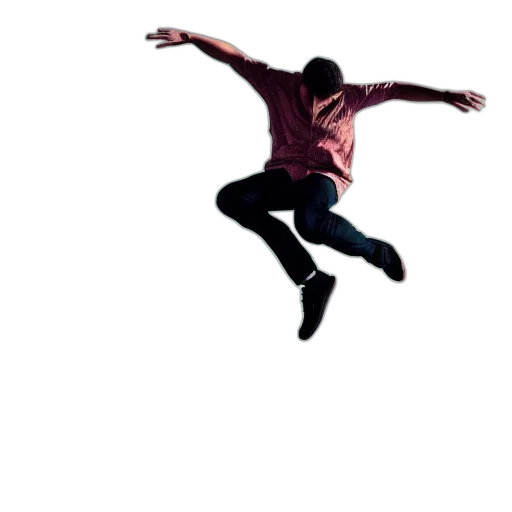 jacket, shoes, creature, staff transparent PNG cut-out