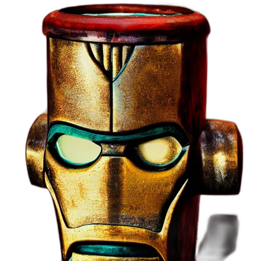 robot, mask, jewelry, crown transparent PNG cut-out