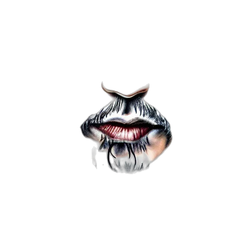 mask, creature, hair, face transparent PNG cut-out