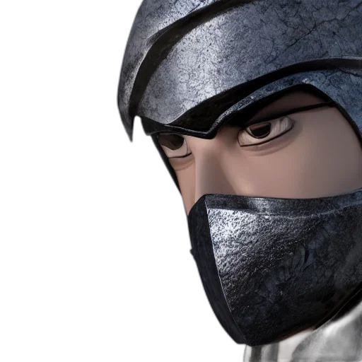 mask, face, sword, weapon transparent PNG cut-out