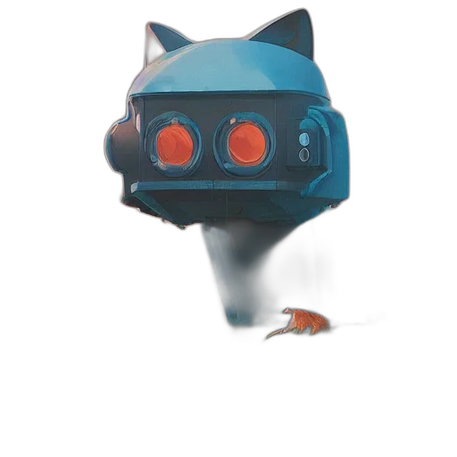 robot, mask, creature, animal transparent PNG cut-out