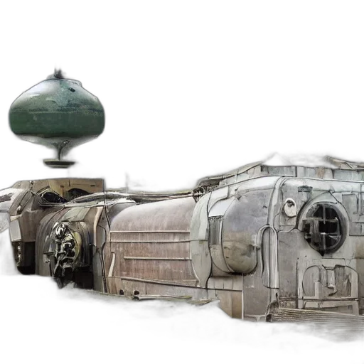 weapon, robot, car, concept art transparent PNG cut-out