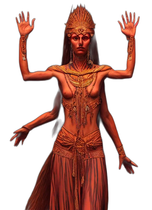 jewelry, staff, concept art, fantasy art transparent PNG cut-out