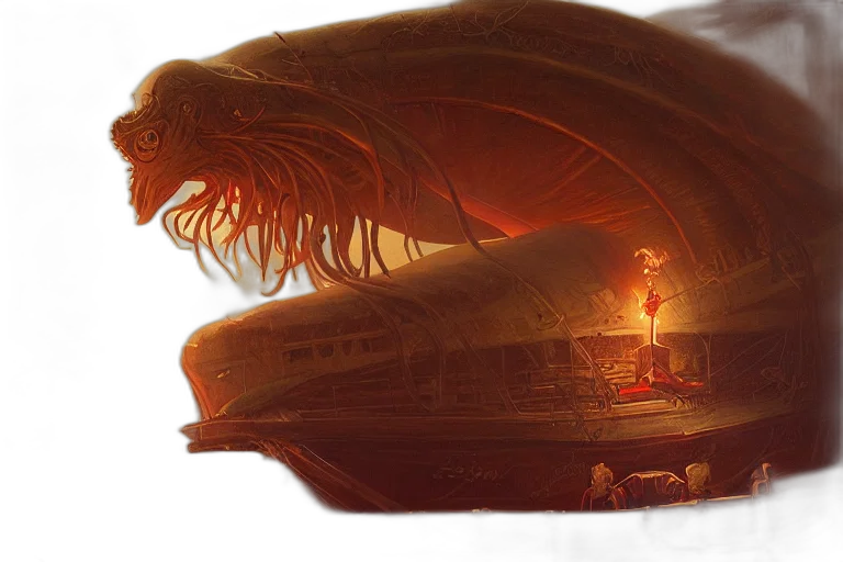 dragon, creature, concept art, fantasy art transparent PNG cut-out