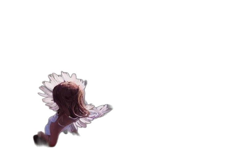 flower, hair, crown, creature transparent PNG cut-out