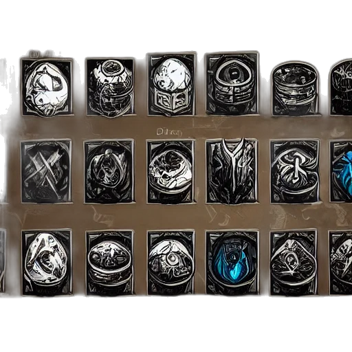 jewelry, concept art, fantasy art, dark transparent PNG cut-out
