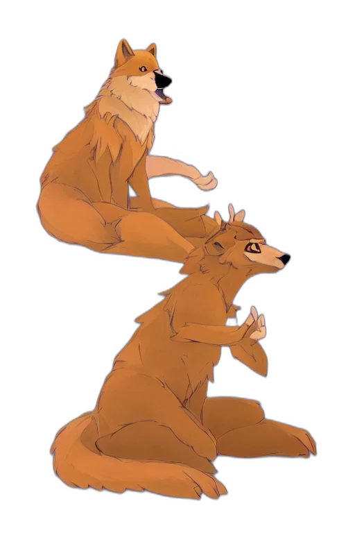 creature, animal, concept art, watercolor transparent PNG cut-out