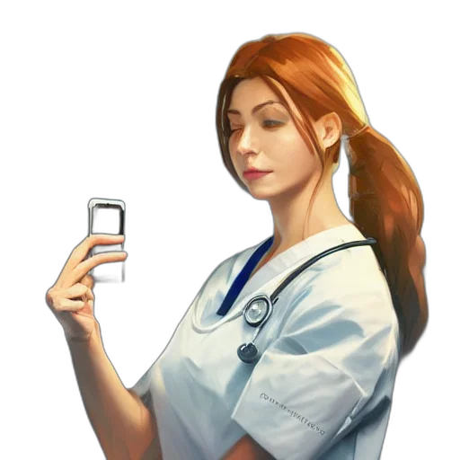 staff, face, dress, robot transparent PNG cut-out