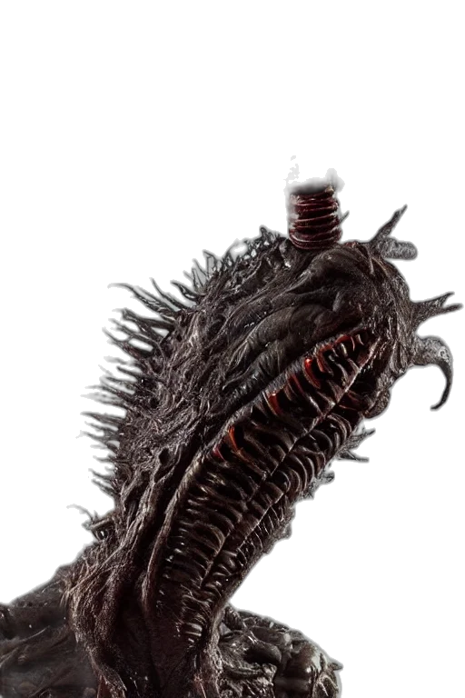 hair, creature, dragon, staff transparent PNG cut-out