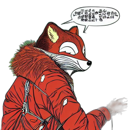 jacket, animal, staff, mask transparent PNG cut-out