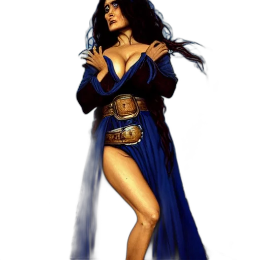 dress, fantasy art, concept art, comic book art transparent PNG cut-out