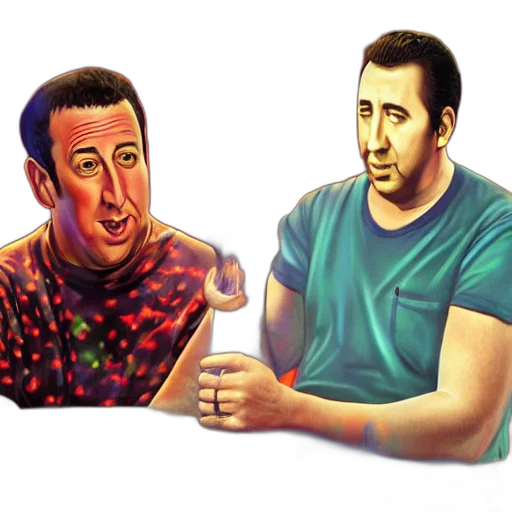 cartoon, concept art, photorealistic, comic book art transparent PNG cut-out