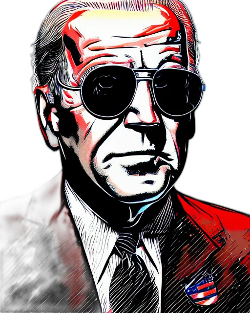 face, comic book art, cartoon, concept art transparent PNG cut-out