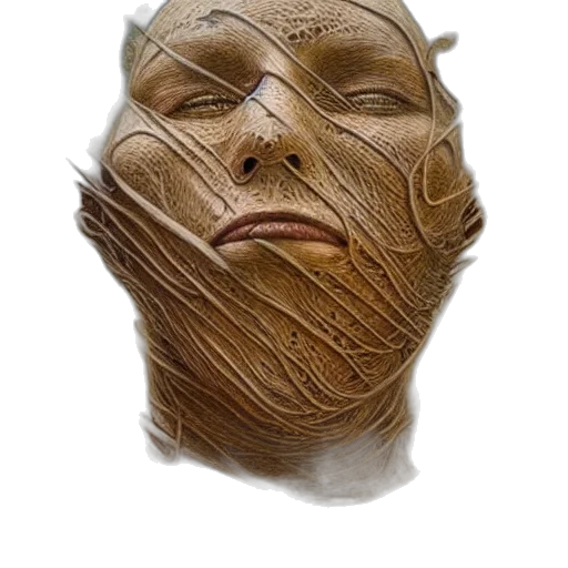 mask, face, creature, crown transparent PNG cut-out