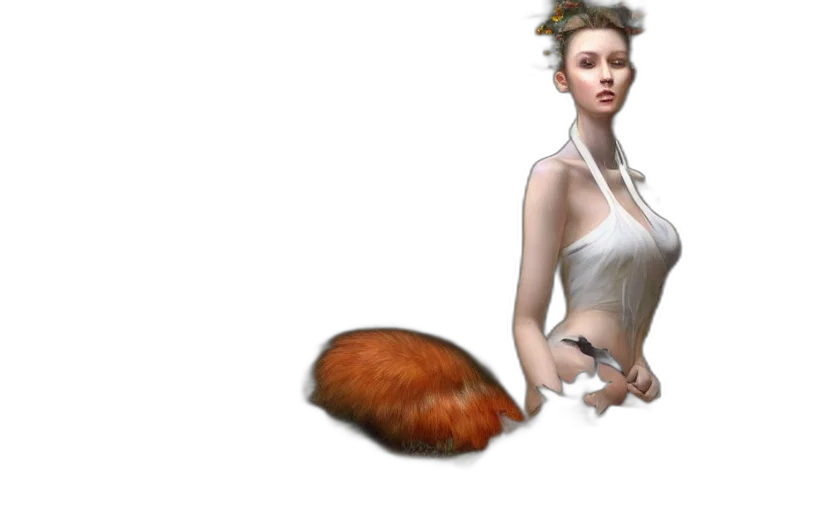 staff, animal, creature, hair transparent PNG cut-out