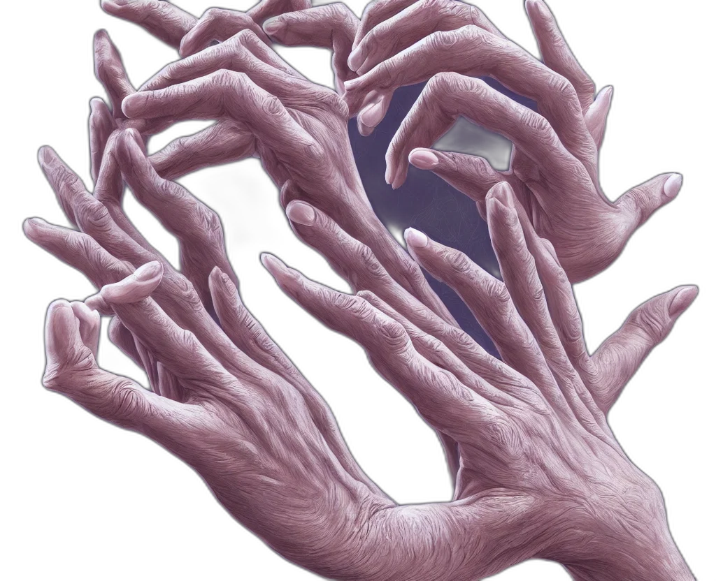 creature, hair, mask, face transparent PNG cut-out