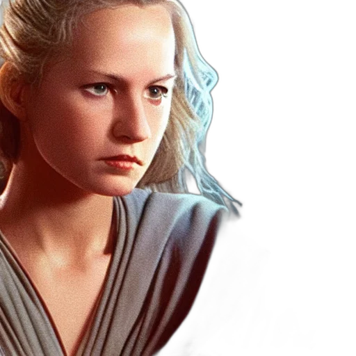 face, sword, dress, hair transparent PNG cut-out