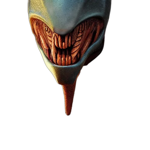 mask, creature, face, staff transparent PNG cut-out