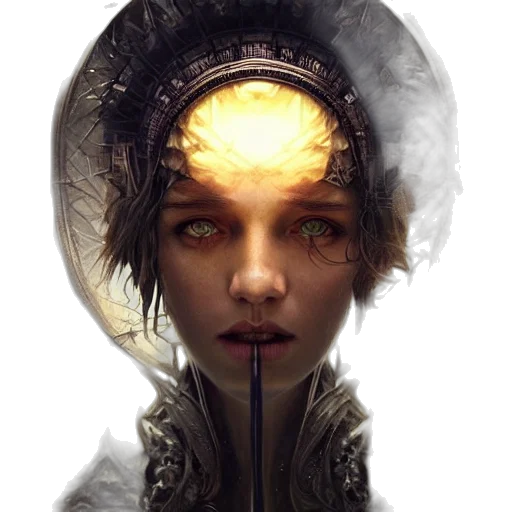 face, staff, mask, crown transparent PNG cut-out