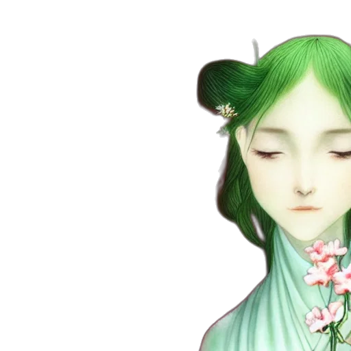 flower, crown, mask, face transparent PNG cut-out