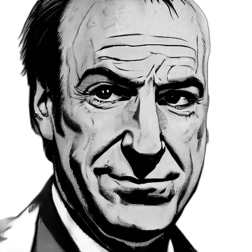 face, comic book art, cartoon, concept art transparent PNG cut-out