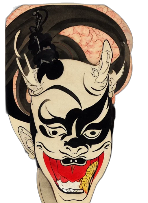 mask, face, crown, creature transparent PNG cut-out