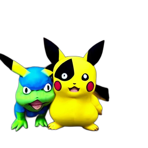 animal, 3d render, concept art, pixel art transparent PNG cut-out