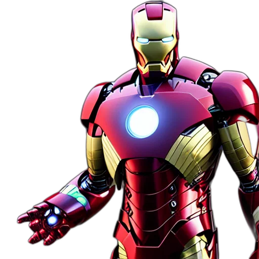 robot, 3d render, comic book art, concept art transparent PNG cut-out