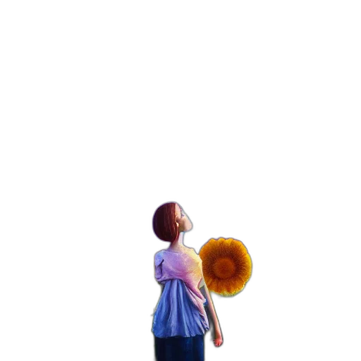 umbrella, staff, weapon, flower transparent PNG cut-out