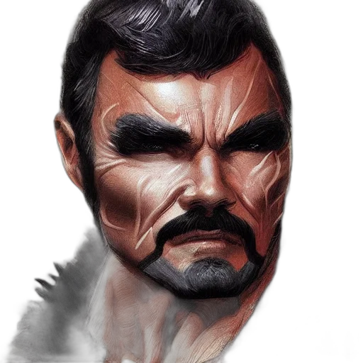 face, mask, comic book art, fantasy art transparent PNG cut-out
