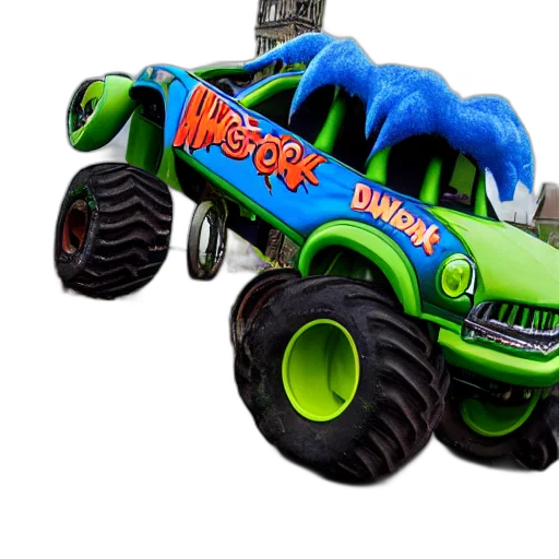 car, weapon, creature, dragon transparent PNG cut-out