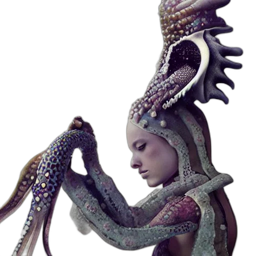 creature, jewelry, dragon, staff transparent PNG cut-out