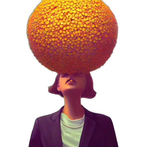 hat, crown, staff, face transparent PNG cut-out