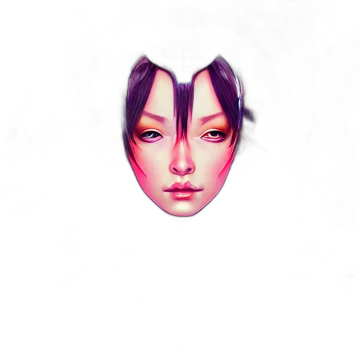 face, mask, robot, creature transparent PNG cut-out