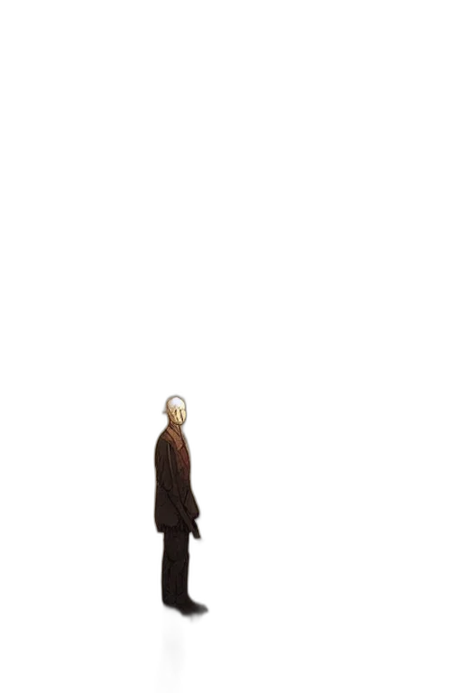 staff, creature, dress, mask transparent PNG cut-out