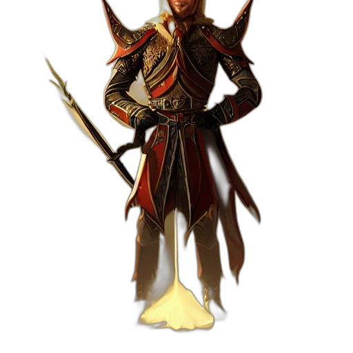 staff, sword, dragon, fantasy art transparent PNG cut-out