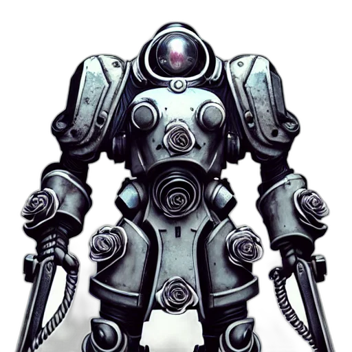 robot, weapon, staff, concept art transparent PNG cut-out