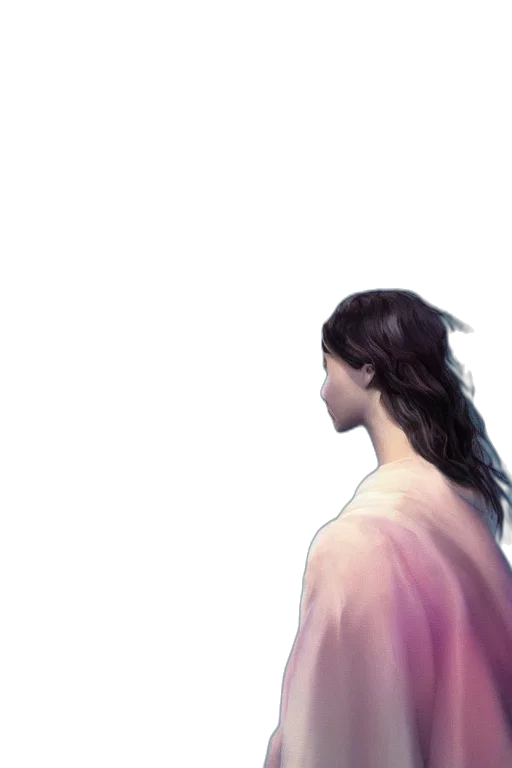 dress, face, hair, sword transparent PNG cut-out