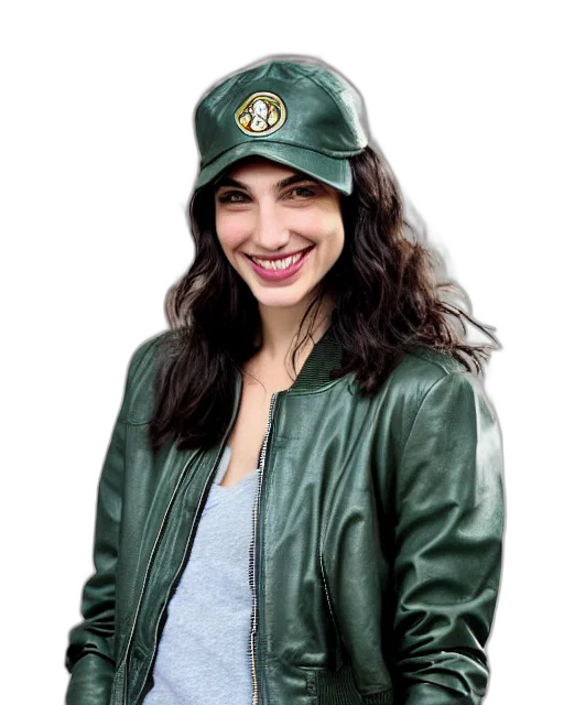 jacket, hat, face, staff transparent PNG cut-out