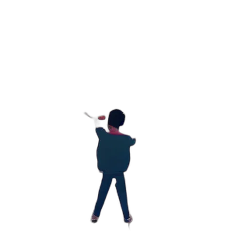 staff, jacket, umbrella, weapon transparent PNG cut-out
