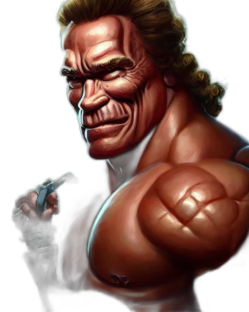 face, weapon, comic book art, concept art transparent PNG cut-out