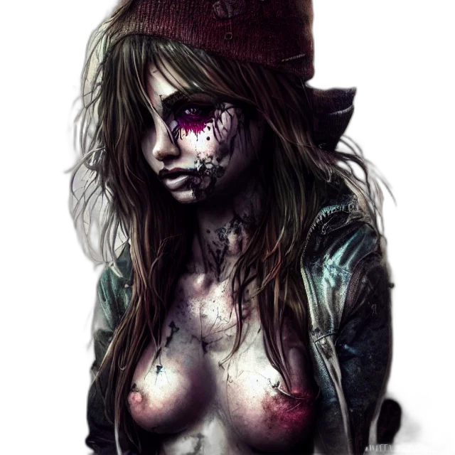 hat, face, fantasy art, photorealistic transparent PNG cut-out